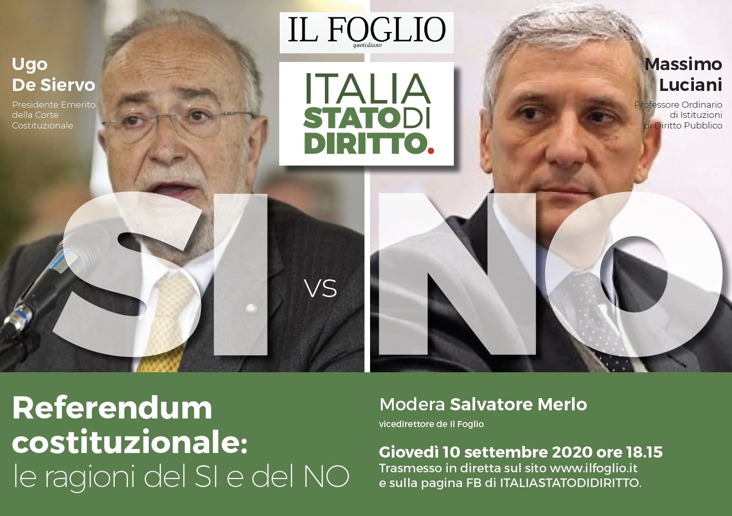 Referendum Costituzionale: le ragioni del SI e del NO